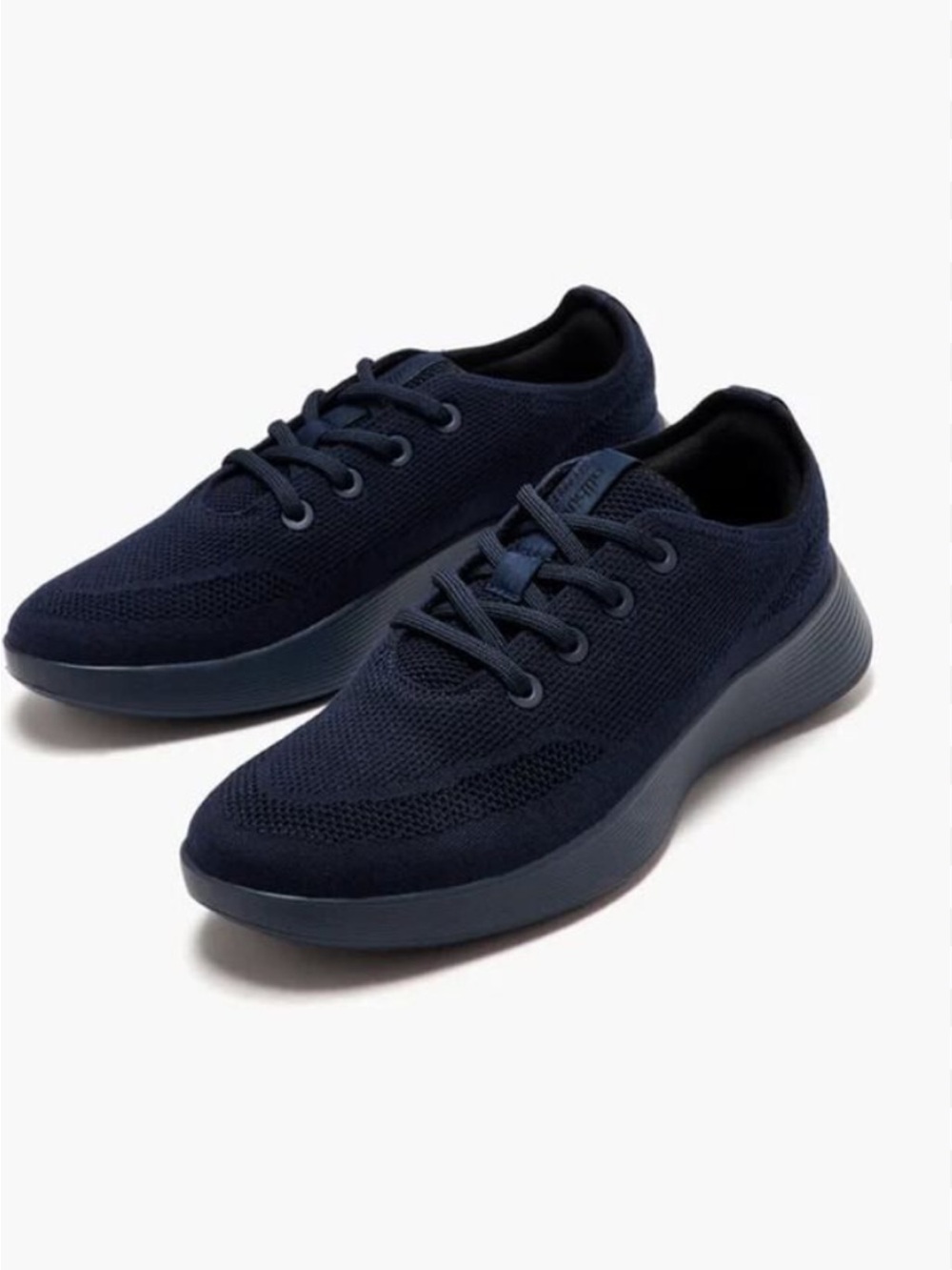 All birds Tree Runner go Navy Knit Casual Lace-Up Sneakers W11 EU 41